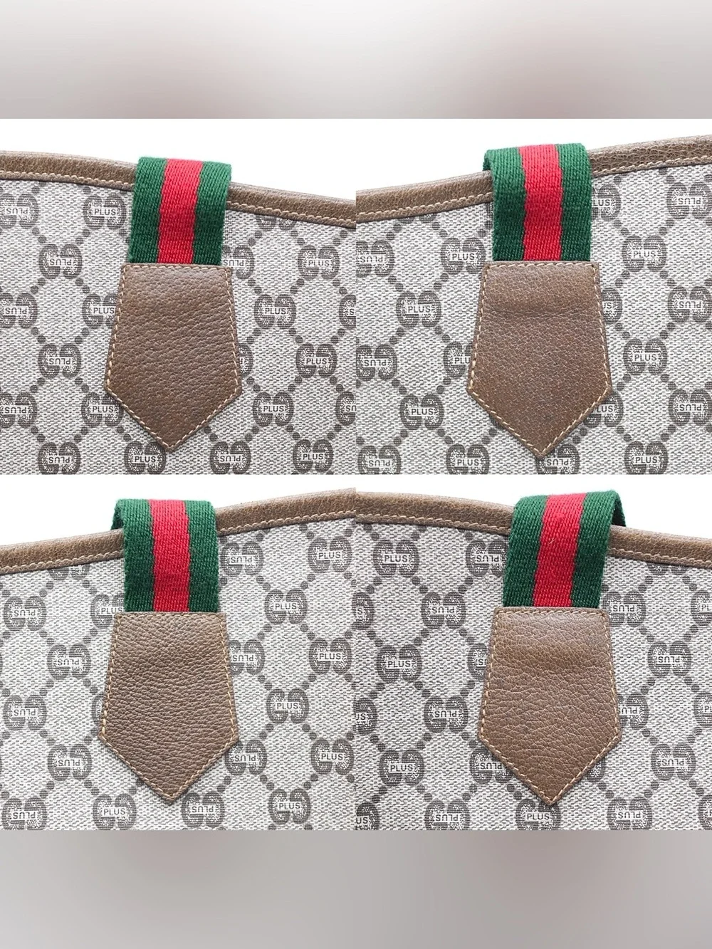 🍓GUCCI GG PVC Sherryline Shoulder Bag